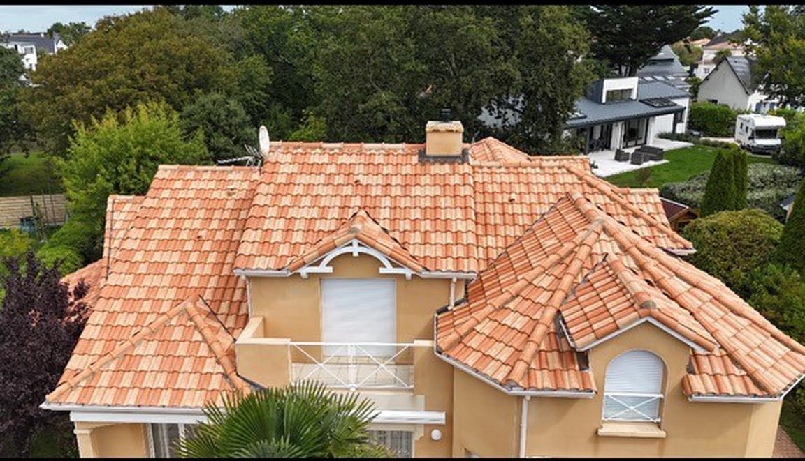 Demoussage toiture Apres 2